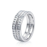 Regent Diamond Rope Wedding Band