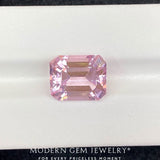 Genuine Emerald Cut Morganite | Modern Gem Jewelry | Saratti