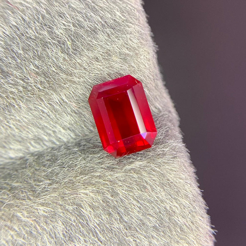 Mozambique 2.02cts Octagonal Cut Ruby Gemstone | Saratti