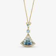 Genuine Sapphire and Diamond Necklace - Saratti Jewelry