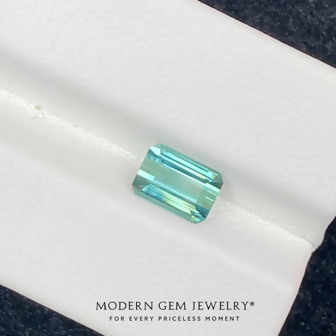 Genuine Emerald Cut Aquamarine | Modern Gem Jewelry | Saratti
