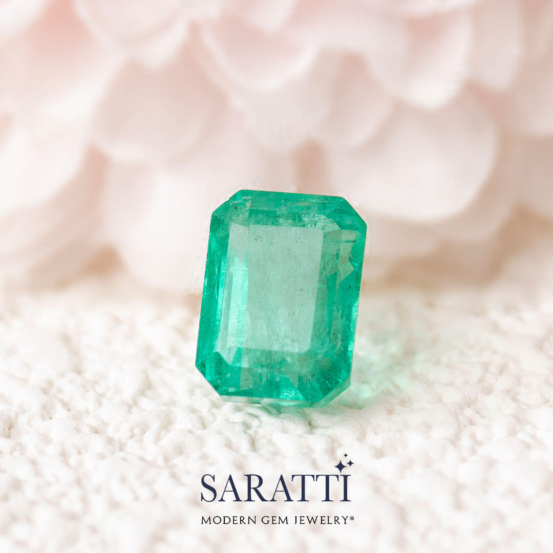 Green Gemstone - 2.14 Carat Emerald | Modern Gem Jewelry | Saratti