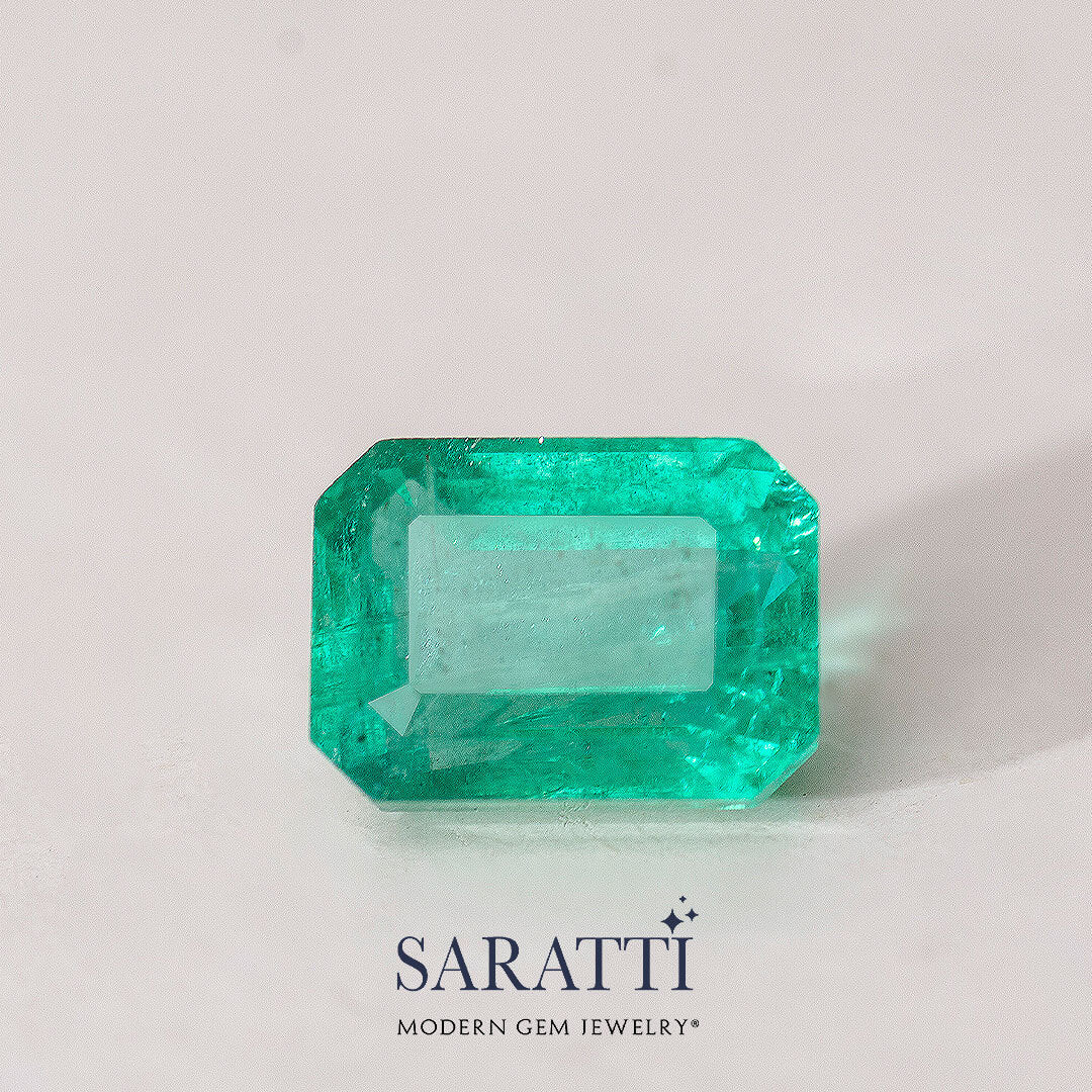 Rectangular Cut Emerald - Stunning Brilliance | Modern Gem Jewelry | Saratti
