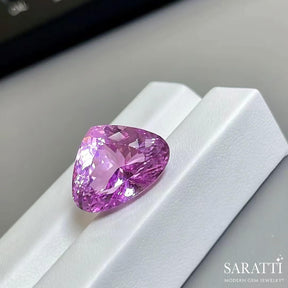 Pear Shape Kunzite Gemstone | Saratti