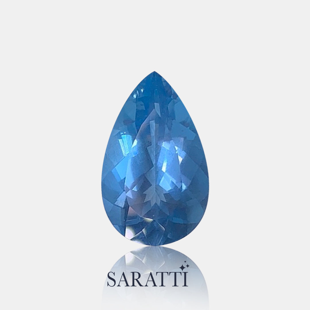 Natural Aquamarine 15.10 × 9.36 × 6.33mm | SARATTI  
