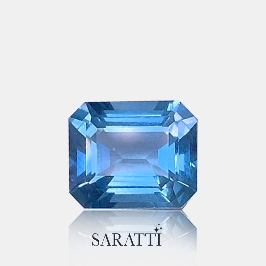 Natural Aquamarine 8.42 × 7.10 × 4.76mm | SARATTI  