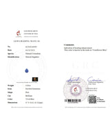 Natural Cornflower Blue Sapphire 9.73 × 8.01 × 6.53 mm alternate view | SARATTI