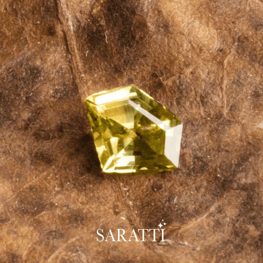 Natural Green Sapphire Gemstone -0.45 carats - SARATTI