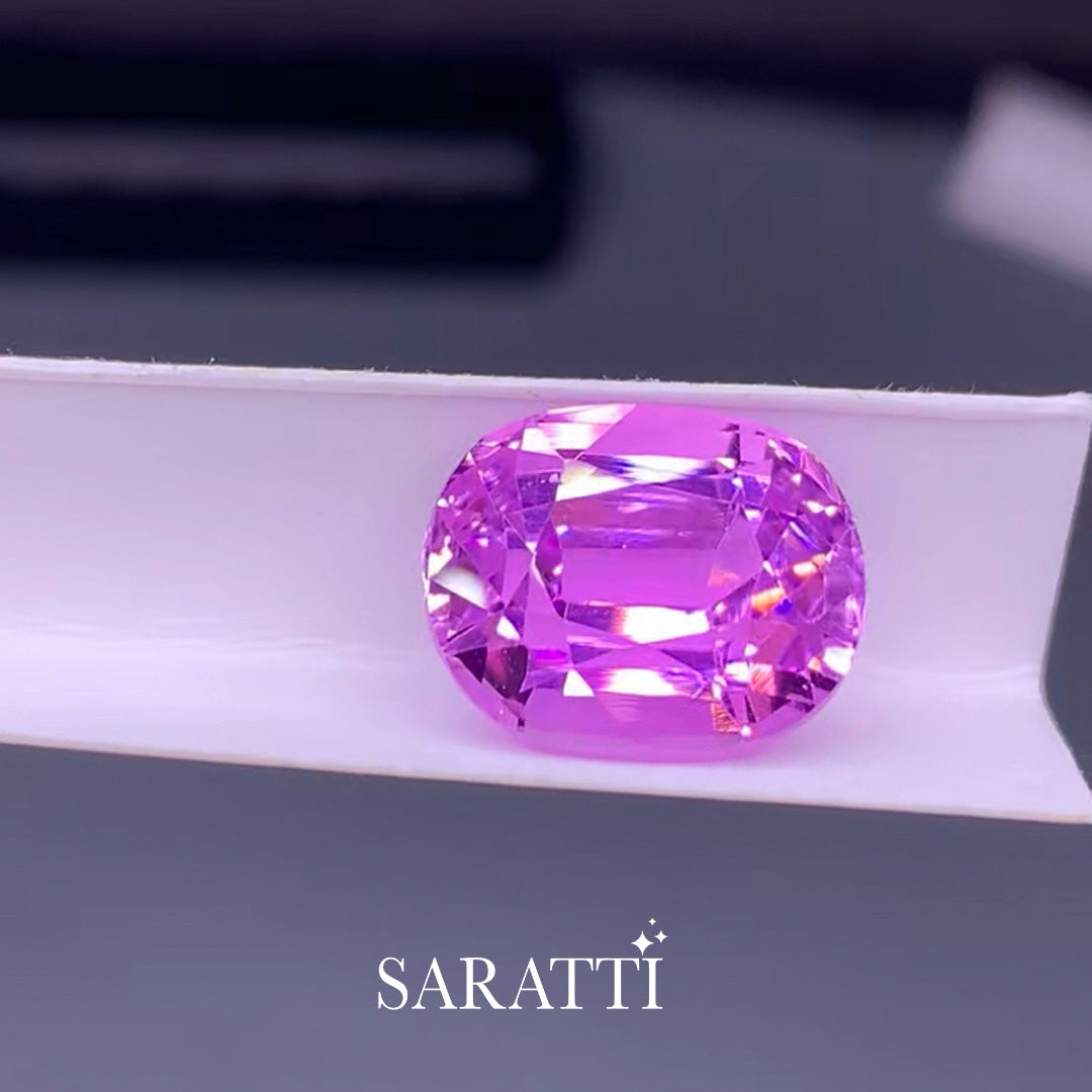 Natural Kunzite Gemstone for Custom Jewelry | SARATTI  

