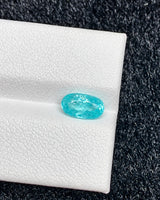 Natural Neon Blue Paraiba Tourmaline 1.29ct oval close-up | SARATTI