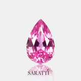 Natural Pear Shaped Lavender Sapphire for Custom Jewelry | SARATTI
