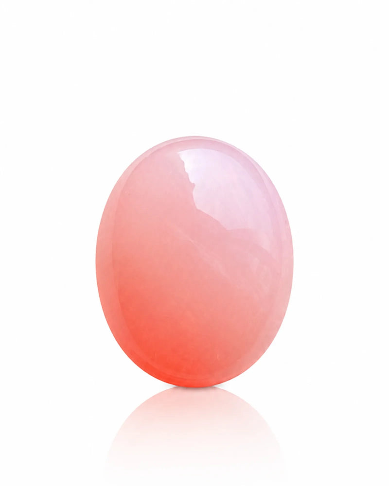 Natural Pink Opal with blush pink and coral-pink tones | SARATTI