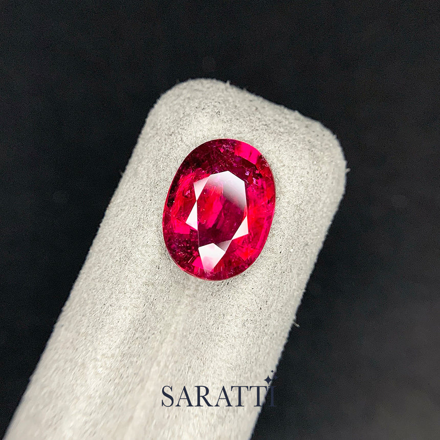 Natural Rubellite 13.30 × 10.00 × 5.80mm | SARATTI