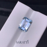 Natural Santa Maria Aquamarine 2.97 Carat Octagonal