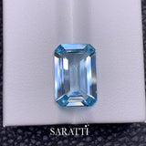Natural Santa Maria Aquamarine 4.33 Carat Octagonal