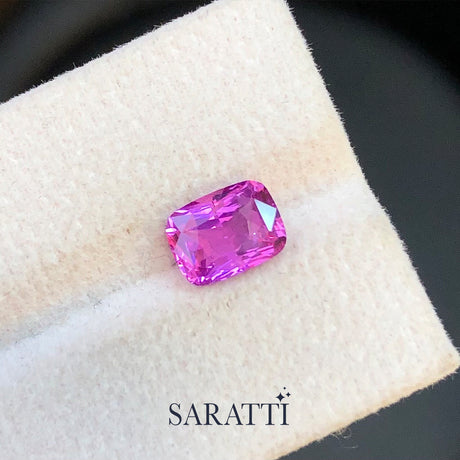 Natural Sapphire Cushion Shape Pinkish Purple 2.07ct | SARATTI