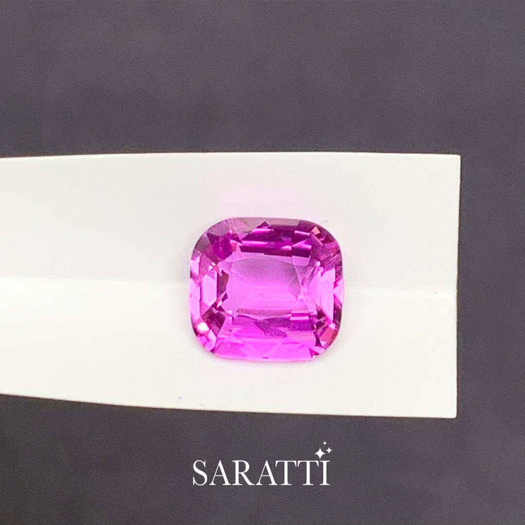 Natural Sapphire Lavender Color Cushion Shape 1.08ct | SARATTI  
