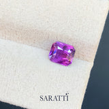 Natural Sapphire Lavender Color Cushion Shape 1.08ct | SARATTI  
