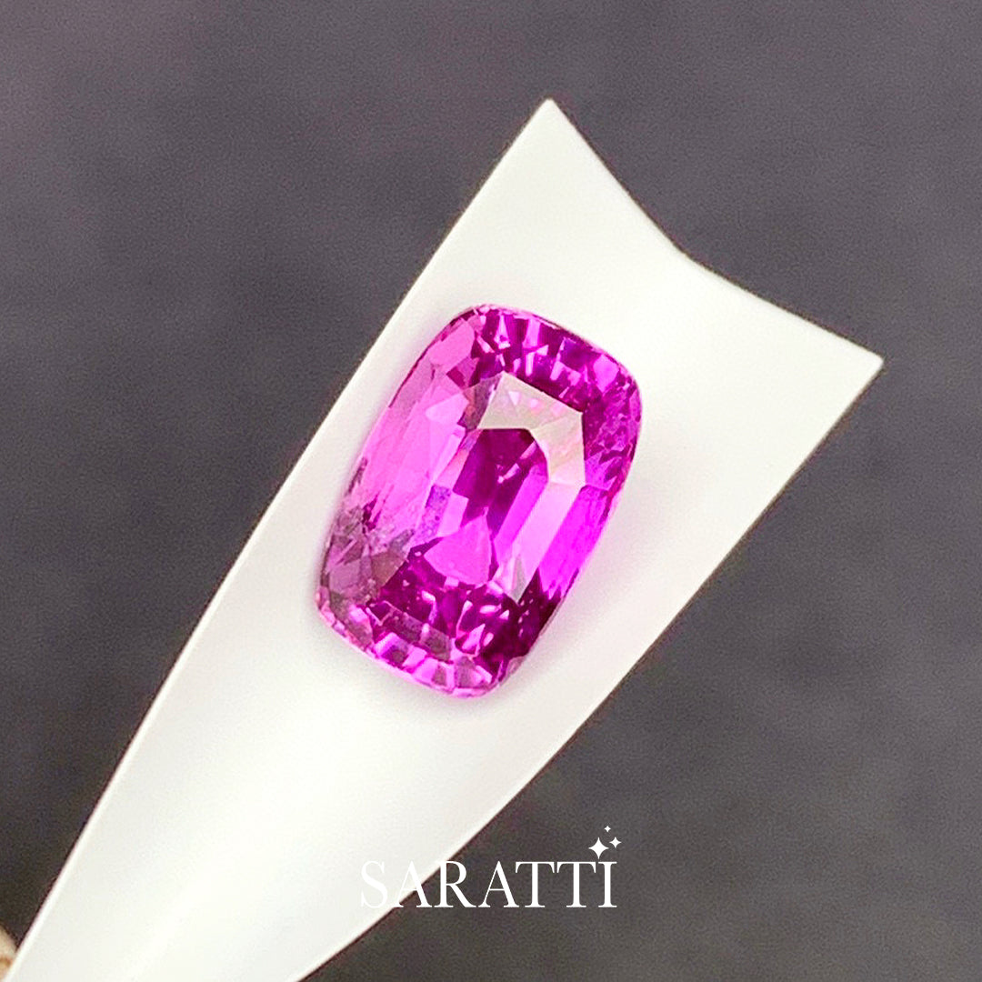 Natural Sapphire Lavender Color Cushion Shape 2.12ct | SARATTI  
