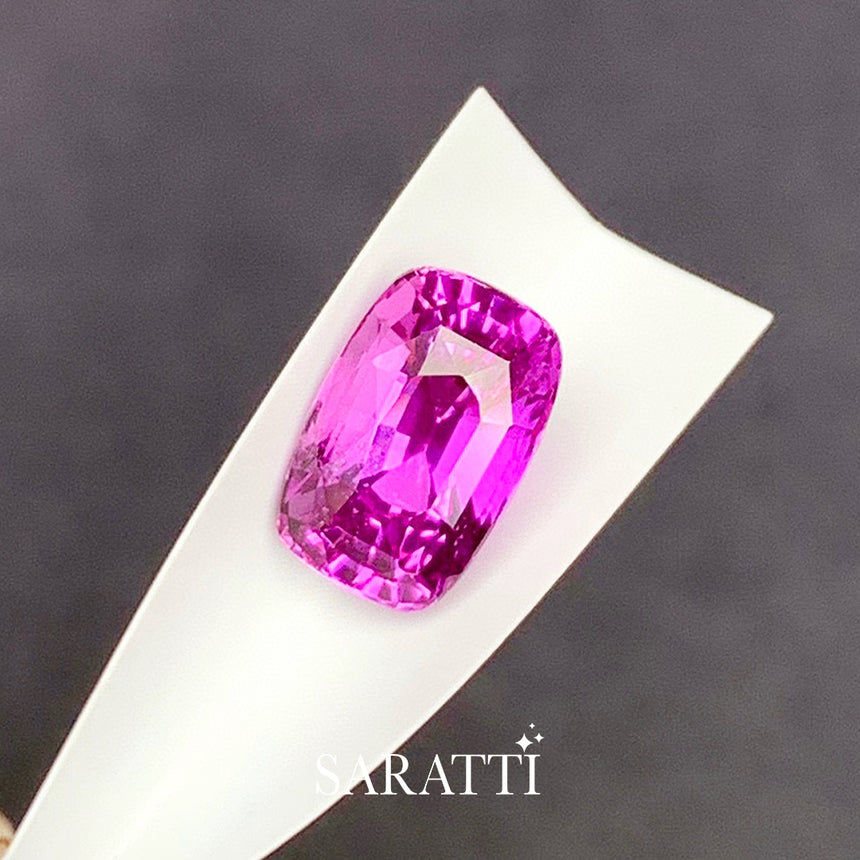 Natural Sapphire Lavender Color Cushion Shape 2.12ct | SARATTI  
