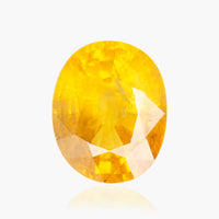 2.56 carats Fancy Yellow Natural Sapphire - Oval Shape - 7 x 8.8mm