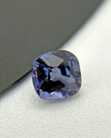 Natural Spinel cushion top view with reflective facet structure | SARATTI
