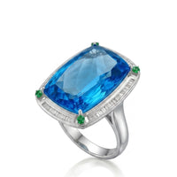 Parthenon Mirage – Natural Topaz Cocktail Ring