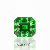 Natural Tsavorite Octagonal Gemstone for Custom Jewelry Design | SARATTI