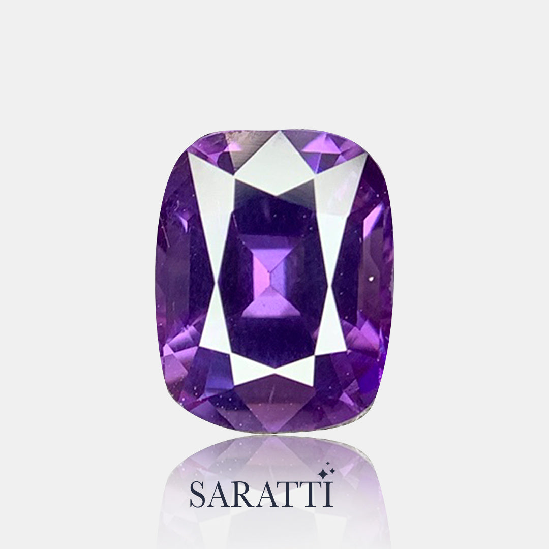 Natural Unheated Spinel 7.34 × 5.85 mm Cushion | SARATTI  

