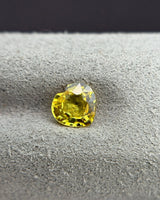 Natural Yellow Sapphire 0.84ct Heart angled profile loose gemstone | SARATTI