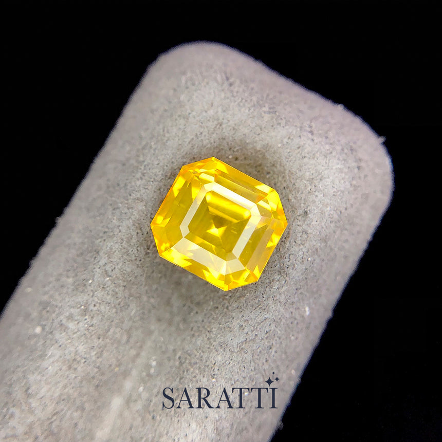 Natural Yellow Sapphire 4.06 Carats | SARATTI  