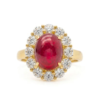Vintage Diamond and Ruby Ring