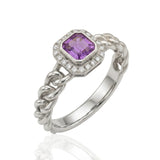 Amara – Purple Sapphire Ring