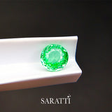 Neon Green Tourmaline 1.25 Carat Faceted Stone | SARATTI