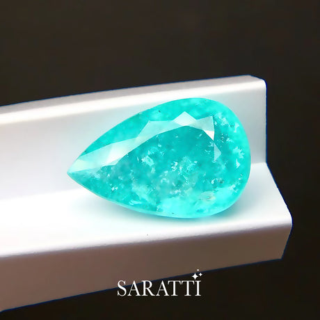 Neon blue Paraiba tourmaline 5.24 carat | SARATTI
