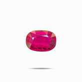 Cushion Shape Red Rubellite Tourmaline Gem- Modern Gem Jewelry | Saratti