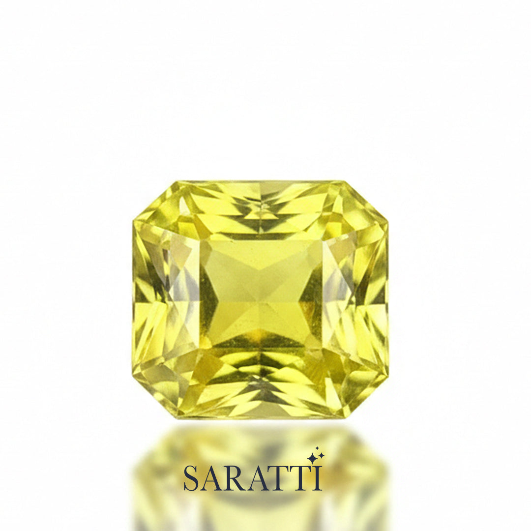 Octagonal Natural Chrysoberyl for Custom Jewelry Design | SARATTI