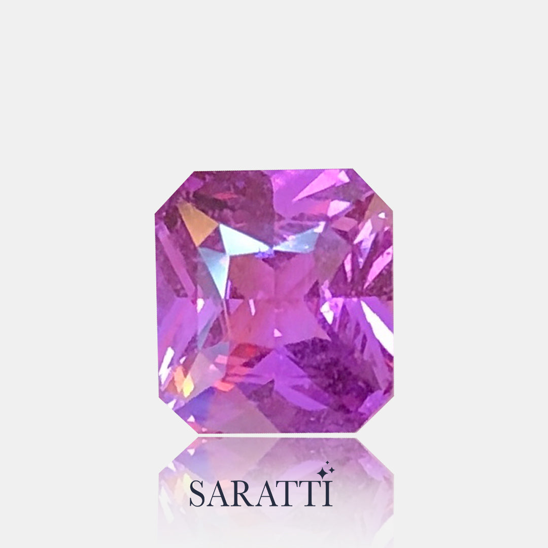 Octagonal Natural Sapphire 7.11 × 6.36 mm | SARATTI  