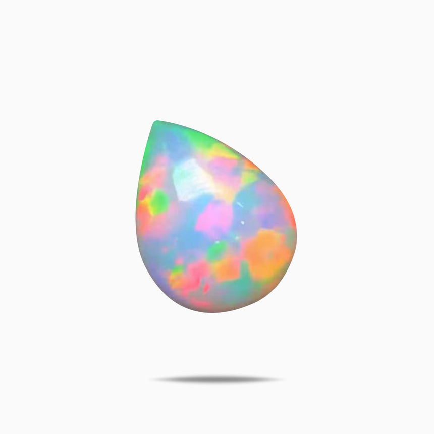 Pear Shape Natural Opal Gemstone | Saratti Jewelry