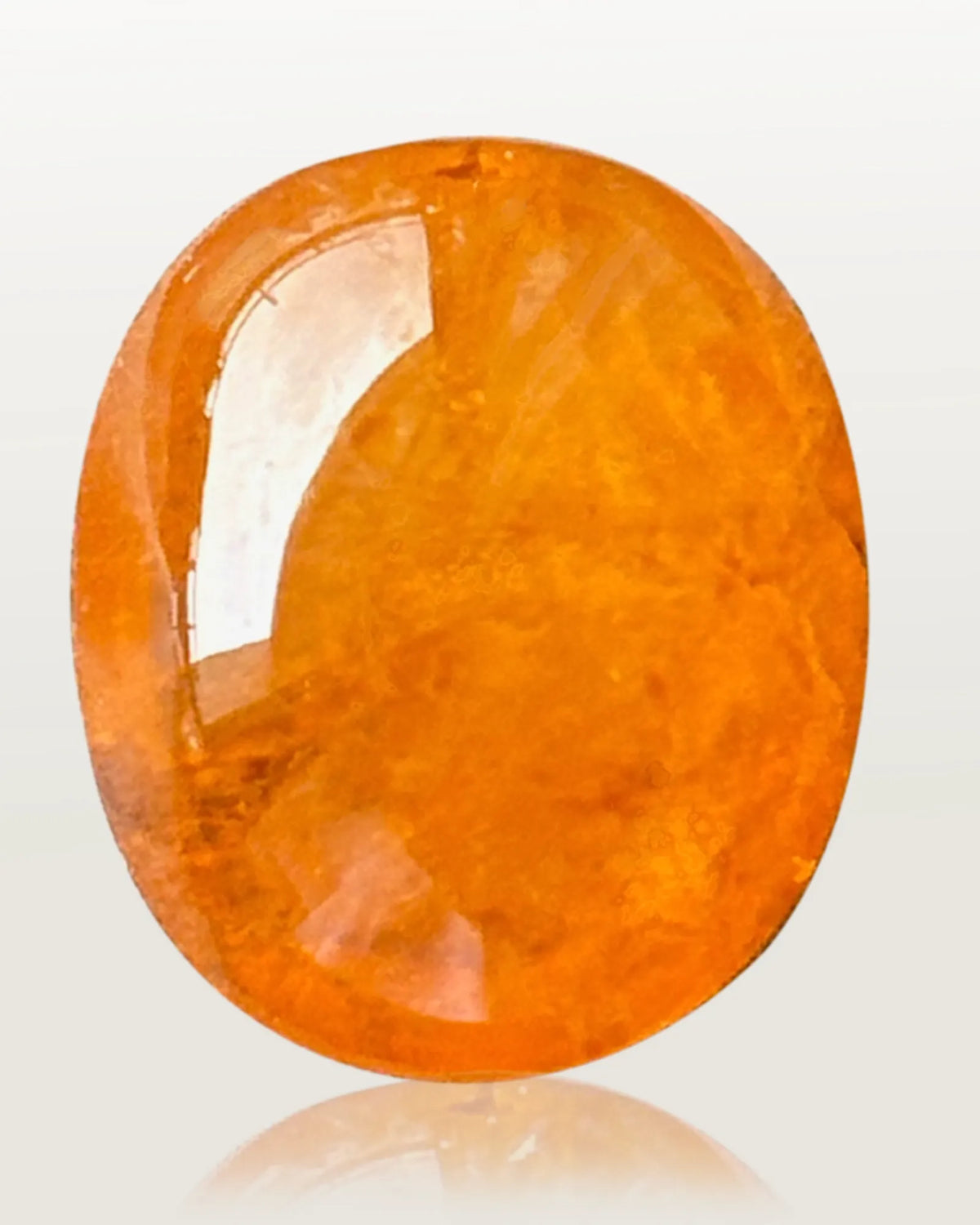 Orange Spessartine Garnet measuring 12.2 × 10.4 mm | SARATTI