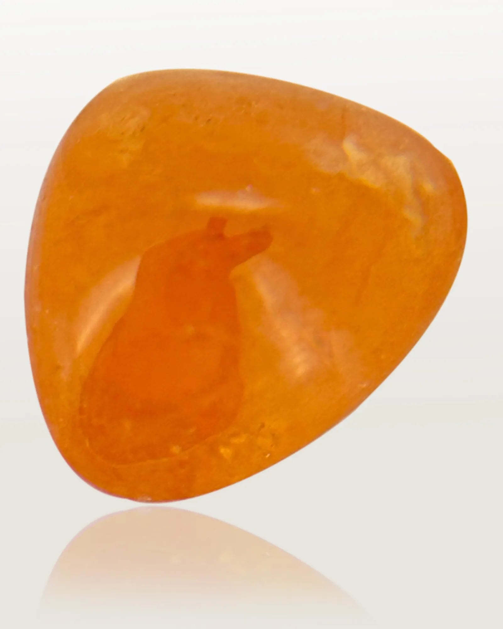 Orange Spessartine Garnet with visible natural characteristics | SARATTI