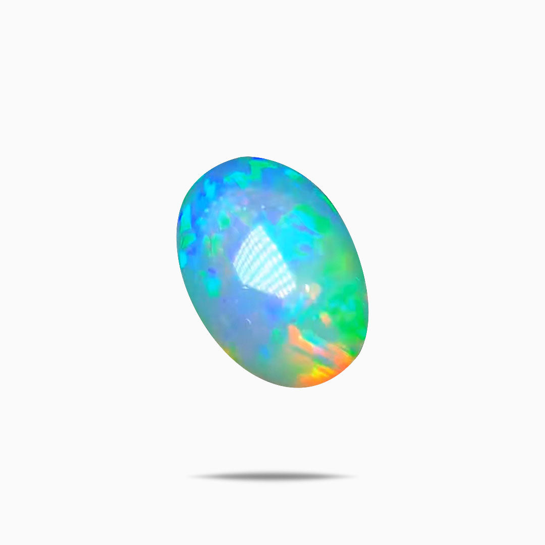 Oval Cabochon Natural Opal Gemstone | Saratti Jewelry