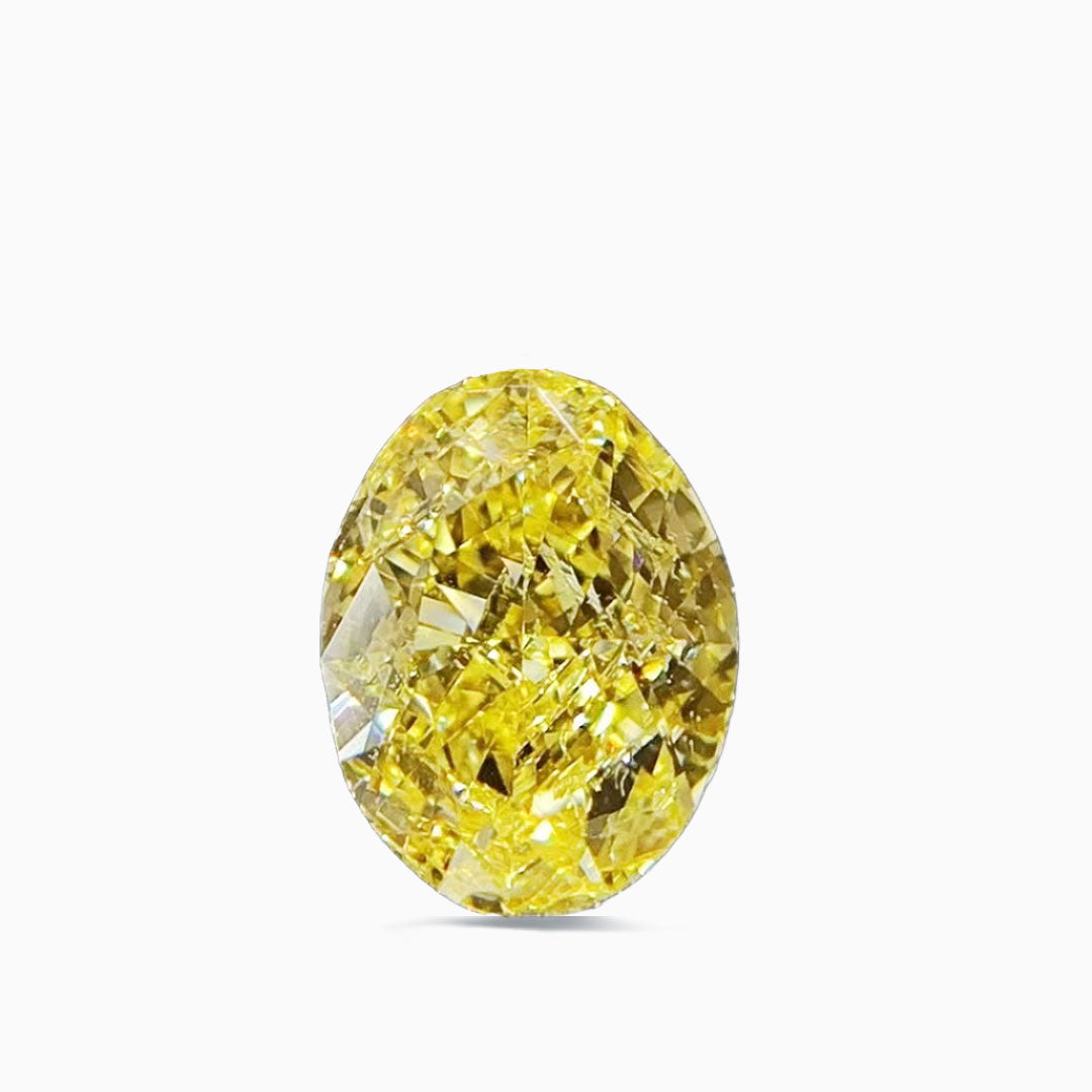 1 Carat Oval Natural Loose Yellow Diamond [GIA Certified]