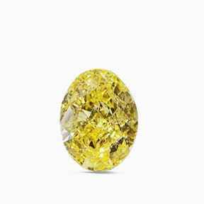 1 Carat Oval Natural Loose Yellow Diamond [GIA Certified] | Saratti Gemstones