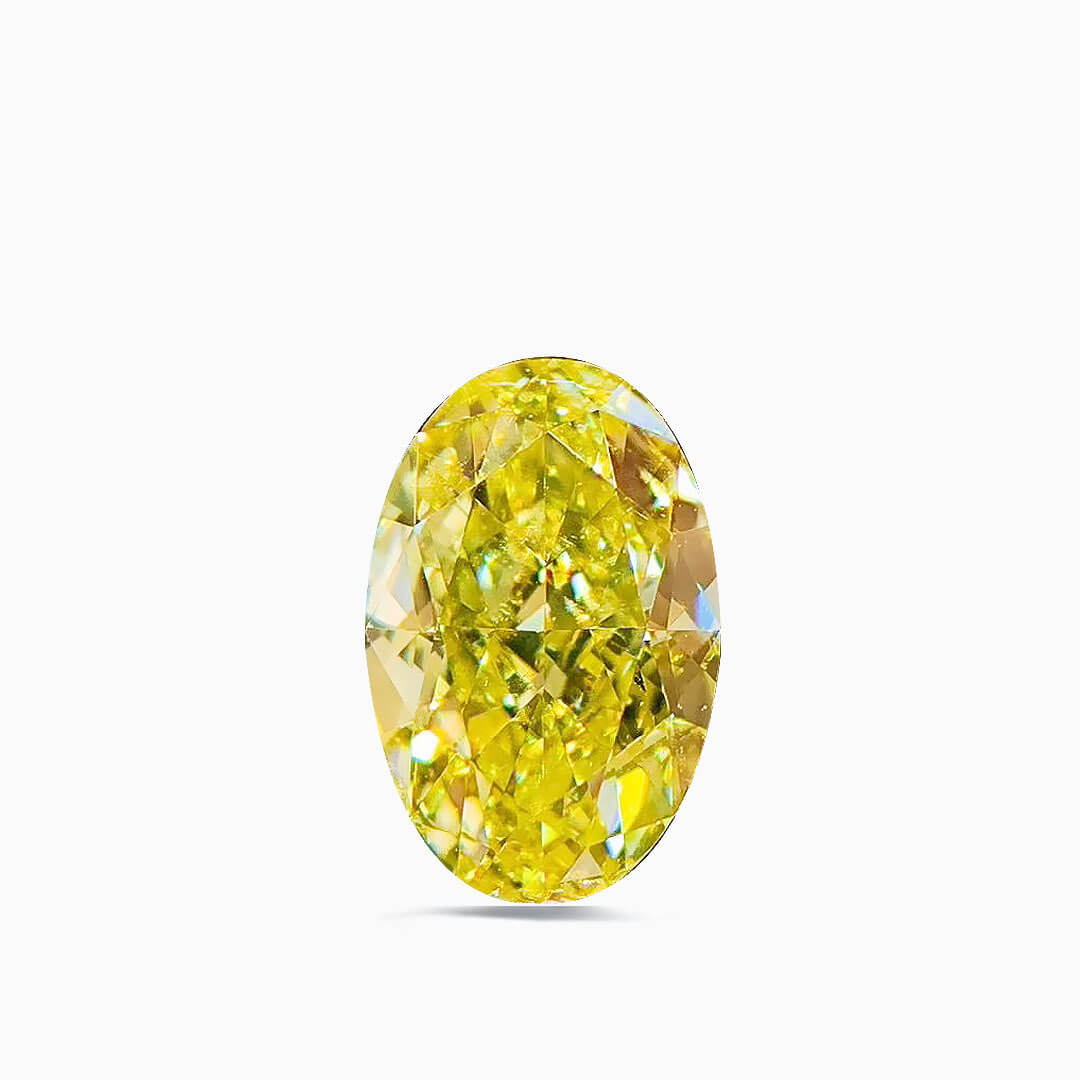 1.00 carat Fancy Intense Natural Loose Yellow Diamond | Saratti 