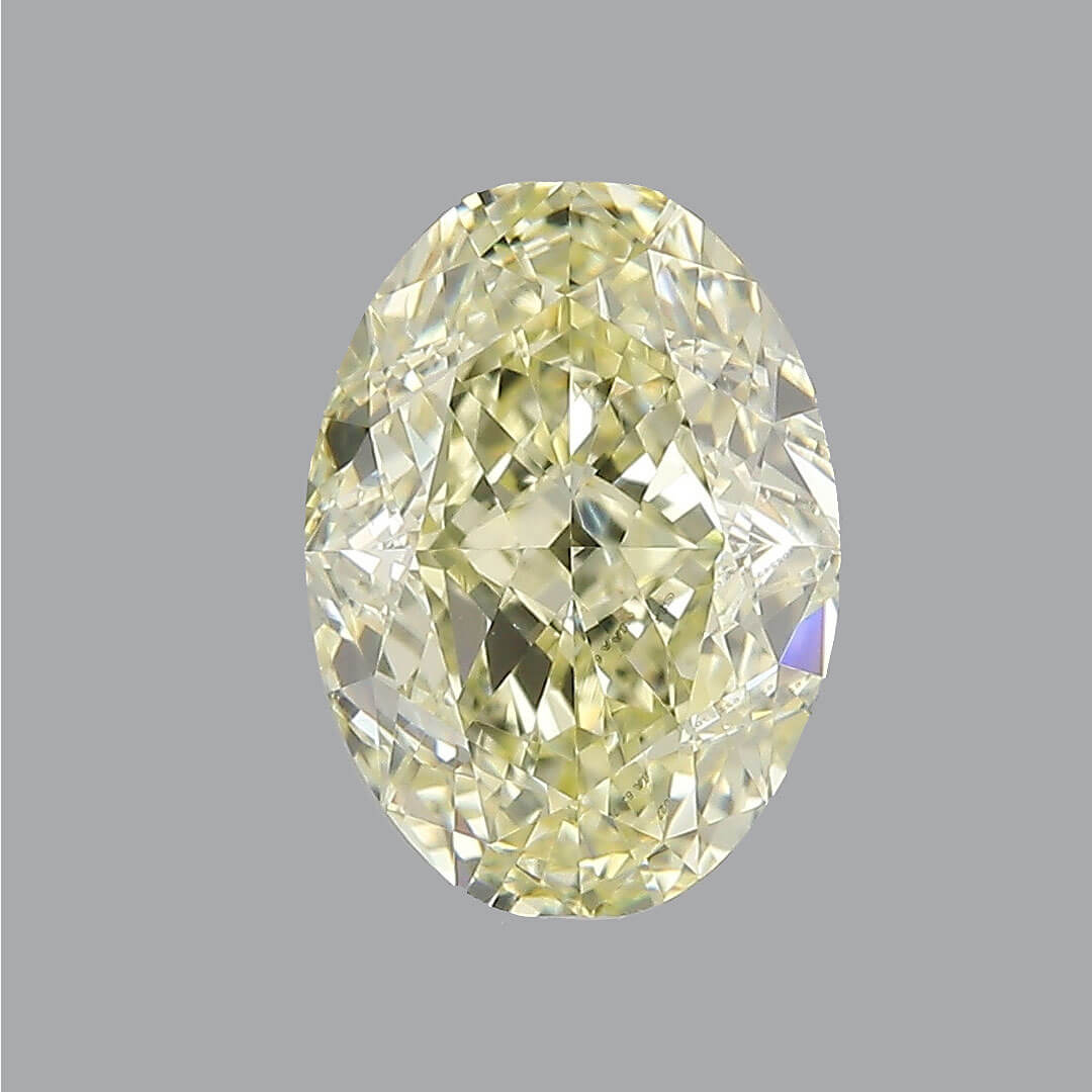 Natural fancy light yellow diamond Clearance