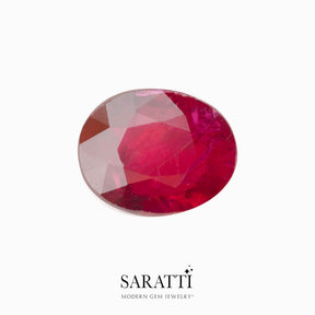 Elegant Oval Ruby for Jewelry | Saratti