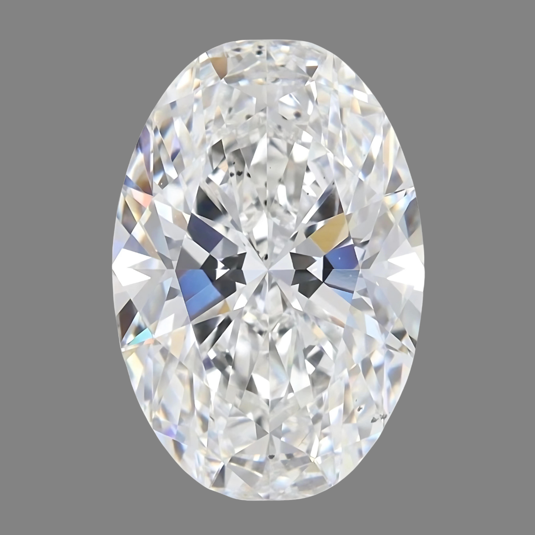 2.69 carats Oval F Color Lab Diamond | IGI Certified | Saratti