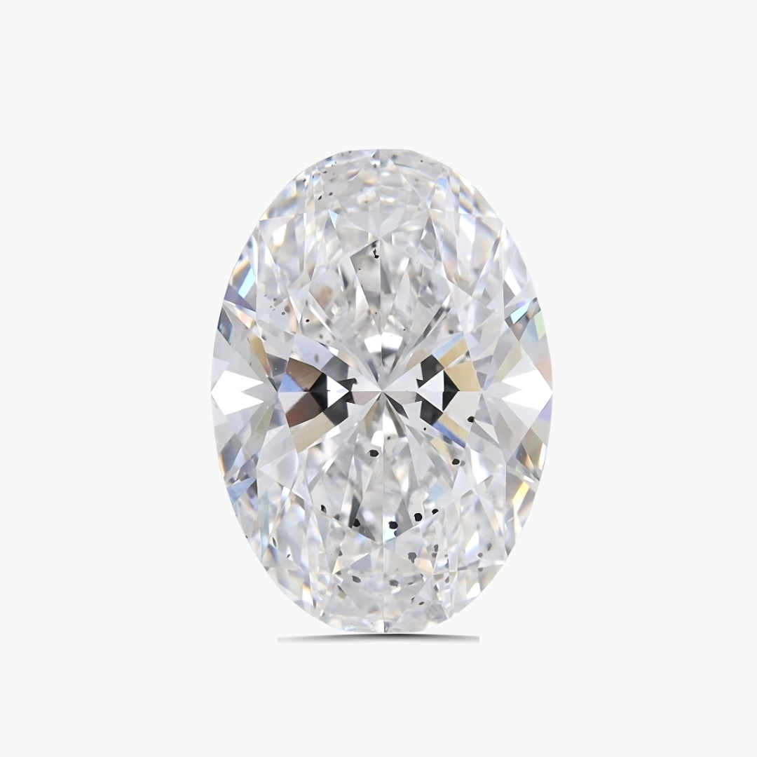 3.37 carats Oval E Color Lab Grown Diamond | IGI Certified