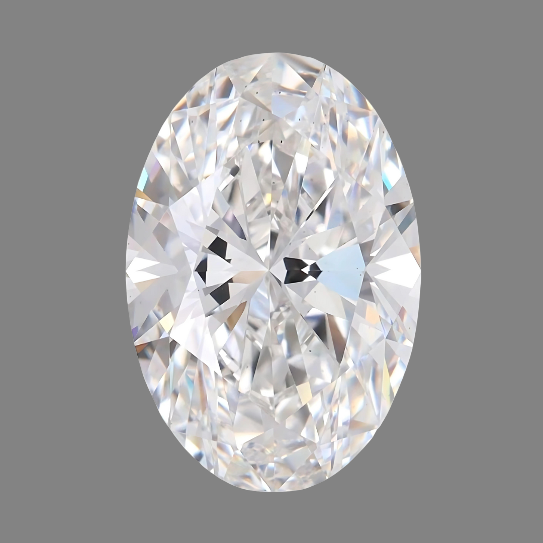 F-color Oval Shaped Lab Diamond | Saratti